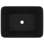 Lavabo de lujo de cerámica negro mate 41x30x12 cm de vidaXL, Lavabos - Ref: Foro24-147052, Precio: 77,72 €, Descuento: %