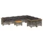 Garden sofa set 10 pieces with gray synthetic rattan cushions by , Garden sets - Ref: Foro24-3262011, Price: 830,73 €, Discou...