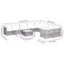 Garden sofa set 10 pieces with gray synthetic rattan cushions by , Garden sets - Ref: Foro24-3262011, Price: 830,73 €, Discou...