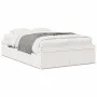 Estructura de cama madera maciza de pino blanco 120x200 cm de , Camas y somieres - Ref: Foro24-3282379, Precio: 212,49 €, Des...