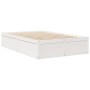 Estructura de cama madera maciza de pino blanco 120x200 cm de , Camas y somieres - Ref: Foro24-3282379, Precio: 215,27 €, Des...