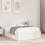 Estructura de cama madera maciza de pino blanco 120x200 cm de , Camas y somieres - Ref: Foro24-3282379, Precio: 212,49 €, Des...