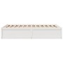 Estructura de cama madera maciza de pino blanco 120x200 cm de , Camas y somieres - Ref: Foro24-3282379, Precio: 215,27 €, Des...
