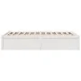 Estructura de cama madera maciza de pino blanco 120x200 cm de , Camas y somieres - Ref: Foro24-3282379, Precio: 212,49 €, Des...