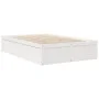 Estructura de cama madera maciza de pino blanco 120x200 cm de , Camas y somieres - Ref: Foro24-3282379, Precio: 212,49 €, Des...