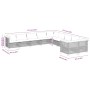 Garden sofa set 10 pieces with gray synthetic rattan cushions by , Garden sets - Ref: Foro24-3262047, Price: 827,12 €, Discou...