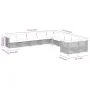 Gartensofa-Set, 10-teilig, mit grauen Polstern aus synthetischem Rattan von , Gartensets - Ref: Foro24-3262047, Preis: 858,83...