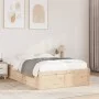 Massives Kiefernholzbettgestell 120x190 cm von , Betten und Lattenroste - Ref: Foro24-3282387, Preis: 164,79 €, Rabatt: %
