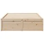 Massives Kiefernholzbettgestell 120x190 cm von , Betten und Lattenroste - Ref: Foro24-3282387, Preis: 164,79 €, Rabatt: %