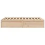 Massives Kiefernholzbettgestell 120x190 cm von , Betten und Lattenroste - Ref: Foro24-3282387, Preis: 164,79 €, Rabatt: %
