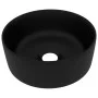 Matte black round ceramic luxury washbasin 40x15 cm by vidaXL, Sinks - Ref: Foro24-147019, Price: 67,46 €, Discount: %