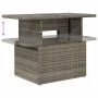 Gartensofagarnitur mit 5-teiligen Kissen aus grauem synthetischem Rattan. von , Gartensets - Ref: Foro24-3266350, Preis: 327,...