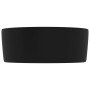 Matte black round ceramic luxury washbasin 40x15 cm by vidaXL, Sinks - Ref: Foro24-147019, Price: 68,24 €, Discount: %
