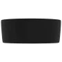 Matte black round ceramic luxury washbasin 40x15 cm by vidaXL, Sinks - Ref: Foro24-147019, Price: 67,46 €, Discount: %