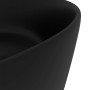 Matte black round ceramic luxury washbasin 40x15 cm by vidaXL, Sinks - Ref: Foro24-147019, Price: 68,24 €, Discount: %