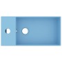 Lavabo con rebosadero cerámica azul claro de vidaXL, Lavabos - Ref: Foro24-146989, Precio: 75,72 €, Descuento: %
