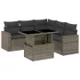 6-piece garden furniture set with gray synthetic rattan cushions by , Garden sets - Ref: Foro24-3267270, Price: 407,73 €, Dis...