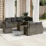 Set de muebles de jardín 9 pzas y cojines ratán sintético gris de , Conjuntos de jardín - Ref: Foro24-3267410, Precio: 606,33...