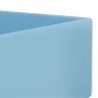 Hellblaues Keramikwaschbecken mit Überlauf von vidaXL, Sinkt - Ref: Foro24-146989, Preis: 75,72 €, Rabatt: %