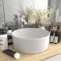 Lavabo de lujo redondo cerámica blanco mate 40x15 cm de vidaXL, Lavabos - Ref: Foro24-147009, Precio: 86,03 €, Descuento: %