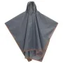 Regenponcho mit Kapuze 2-in-1 in Grau und Orange 223x145 cm von , Camping und Wandern - Ref: Foro24-4004199, Preis: 21,79 €, ...