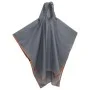 Regenponcho mit Kapuze 2-in-1 in Grau und Orange 223x145 cm von , Camping und Wandern - Ref: Foro24-4004199, Preis: 21,79 €, ...