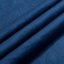 Cortina opaca y anillas metal terciopelo azul oscuro 290x245 cm
