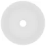 Lavabo de lujo redondo cerámica blanco mate 40x15 cm de vidaXL, Lavabos - Ref: Foro24-147009, Precio: 84,42 €, Descuento: %