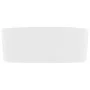 Lavabo de lujo redondo cerámica blanco mate 40x15 cm de vidaXL, Lavabos - Ref: Foro24-147009, Precio: 84,42 €, Descuento: %