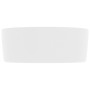 Lavabo de lujo redondo cerámica blanco mate 40x15 cm de vidaXL, Lavabos - Ref: Foro24-147009, Precio: 86,03 €, Descuento: %