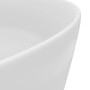 Mattweißes rundes Luxuswaschbecken aus Keramik 40x15 cm von vidaXL, Sinkt - Ref: Foro24-147009, Preis: 86,03 €, Rabatt: %