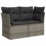 7-piece garden sofa set with gray synthetic rattan cushions by , Garden sets - Ref: Foro24-3269020, Price: 494,73 €, Discount: %