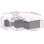 Gartenmöbel-Set 9-teilig mit grauen Polstern aus synthetischem Rattan von , Gartensets - Ref: Foro24-3269060, Preis: 604,06 €...