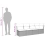 7-piece garden sofa set with gray synthetic rattan cushions by , Garden sets - Ref: Foro24-3269190, Price: 486,15 €, Discount: %