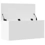 Engineered wood storage box in white, 100x42x46 cm by , Storage trunks - Ref: Foro24-840660, Price: 95,78 €, Discount: %