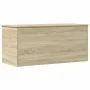 Aufbewahrungsbox aus Eichenholz in Sonoma-Optik, 100x42x46 cm. von , Aufbewahrungskisten - Ref: Foro24-840662, Preis: 84,29 €...