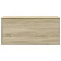 Aufbewahrungsbox aus Eichenholz in Sonoma-Optik, 100x42x46 cm. von , Aufbewahrungskisten - Ref: Foro24-840662, Preis: 84,29 €...