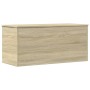 Storage box made of engineered Sonoma oak wood, measuring 100x42x46 cm. by , Storage trunks - Ref: Foro24-840662, Price: 88,1...