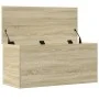 Aufbewahrungsbox aus Eichenholz in Sonoma-Optik, 100x42x46 cm. von , Aufbewahrungskisten - Ref: Foro24-840662, Preis: 84,29 €...