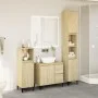 Badezimmermöbel-Set 3-teilig aus Eichenholz-Sonoma-Sperrholz. von , Badezimmermöbel - Ref: Foro24-3282654, Preis: 180,90 €, R...