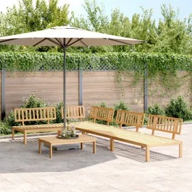 Set of 5-piece garden pallet sofas made of solid acacia wood by , Outdoor sofas - Ref: Foro24-3209305, Price: 531,34 €, Disco...