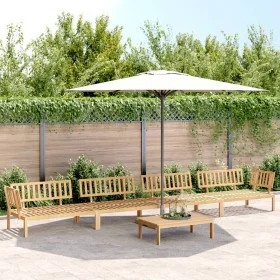 Set of 5-piece garden pallet sofas made of solid acacia wood by , Outdoor sofas - Ref: Foro24-3209311, Price: 546,19 €, Disco...