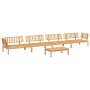 Set of 5-piece garden pallet sofas made of solid acacia wood by , Outdoor sofas - Ref: Foro24-3209311, Price: 565,63 €, Disco...