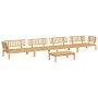 Set of 5-piece garden pallet sofas made of solid acacia wood by , Outdoor sofas - Ref: Foro24-3209311, Price: 546,19 €, Disco...