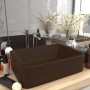 Mattes, dunkelbraunes Luxuswaschbecken aus Keramik, 41 x 30 x 12 cm von vidaXL, Sinkt - Ref: Foro24-147050, Preis: 61,87 €, R...