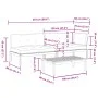 Garden pallet sofa set with 3-piece acacia wood cushions. by , Outdoor sofas - Ref: Foro24-3209324, Price: 422,56 €, Discount: %