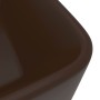 Matte dark brown ceramic luxury washbasin 41x30x12 cm by vidaXL, Sinks - Ref: Foro24-147050, Price: 61,87 €, Discount: %