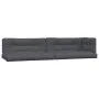 Set of garden pallet sofas and cushions 5 pieces acacia wood by , Outdoor sofas - Ref: Foro24-3209379, Price: 937,35 €, Disco...