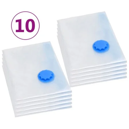 Vacuum storage bags for clothing and travel 120x70 cm 10 units by vidaXL, Storage bags - Ref: Foro24-51335, Price: 26,11 €, D...