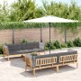 Set de sofás de palets de jardín y cojines 5 pzas madera acacia de , Sofás de exterior - Ref: Foro24-3209422, Precio: 1,00 €,...